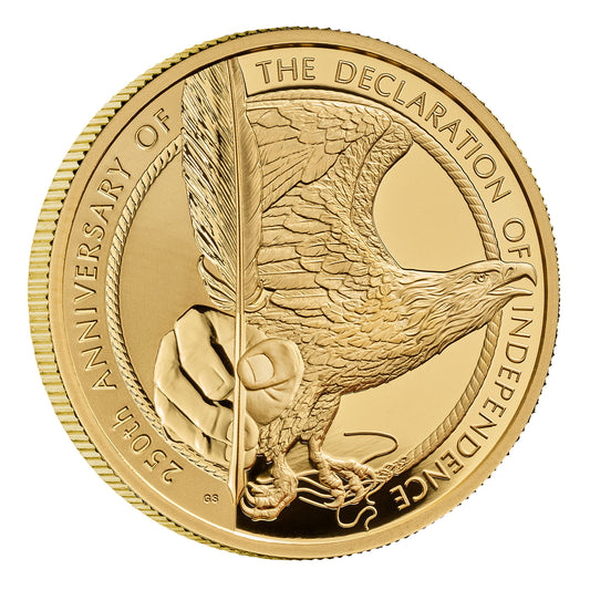 The 250th Anniversary of the American Declaration of Independence 2026 UK 5oz Gold Proof Coin