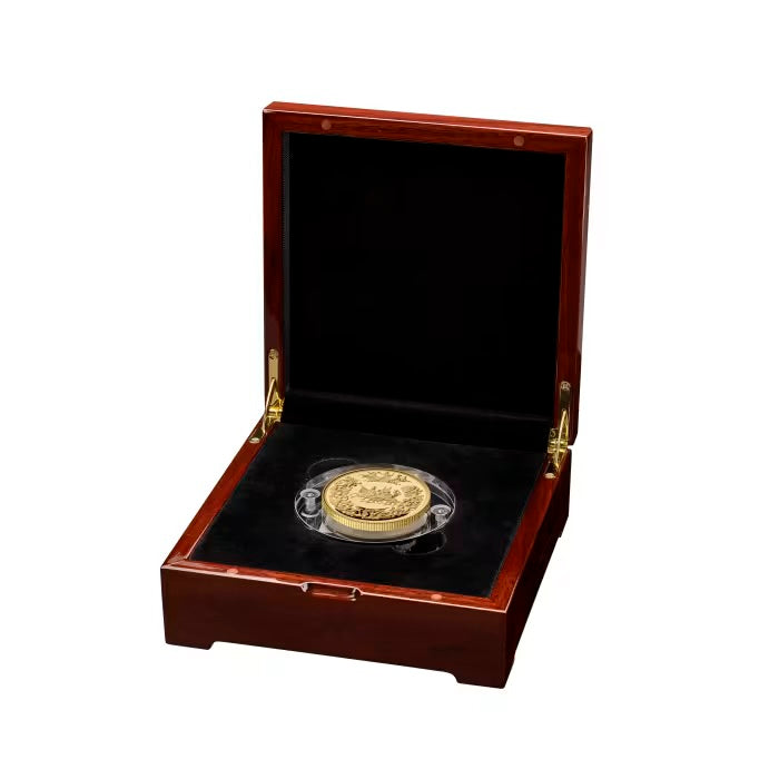2025 5oz Great Britain The Great Engravers Series The Waterloo Medal – Victory .9999 Gold Proof Coin