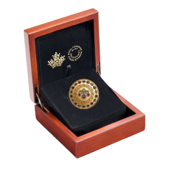 2026 60.08g Canada Crown Jewels: A Tribute to the 100th Anniversary of the Birth of Queen Elizabeth II .9999 Gold Proof Coin