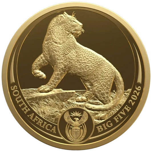 Gold Coin Big Five III: Leopard
1 oz Gold 2026 Proof