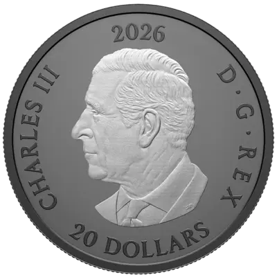 1 oz Silver Coin - Triple Maple - Rhodium Plating - 2026