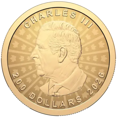 1 oz Gold Coin - Maple Leaf - Vivid Toning - Ultra High Relief - 2026