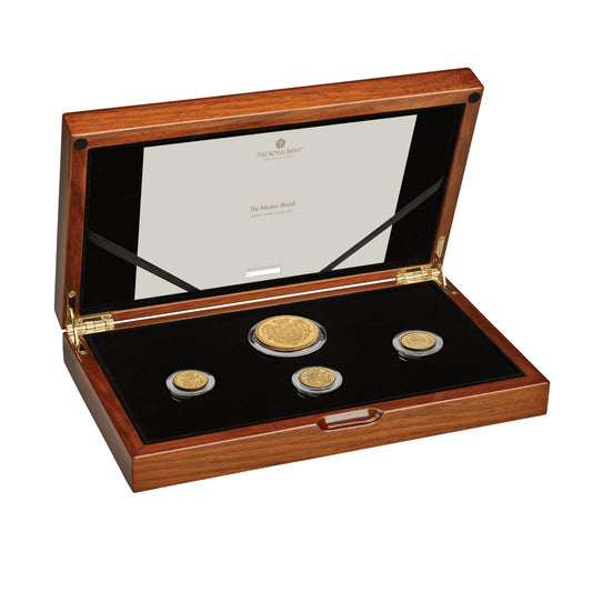 The Merlen Shield Gold Four-Coin Set
Limited Edition 15