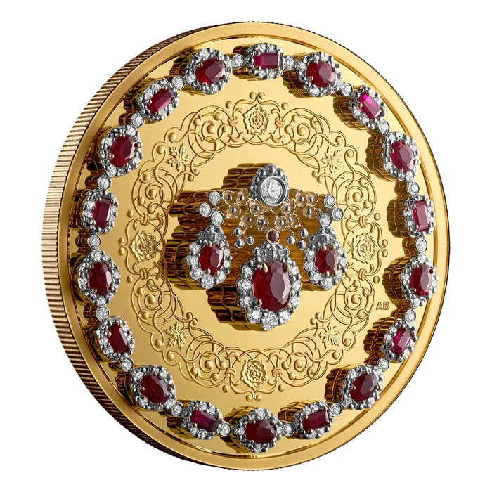 2026 60.08g Canada Crown Jewels: A Tribute to the 100th Anniversary of the Birth of Queen Elizabeth II .9999 Gold Proof Coin