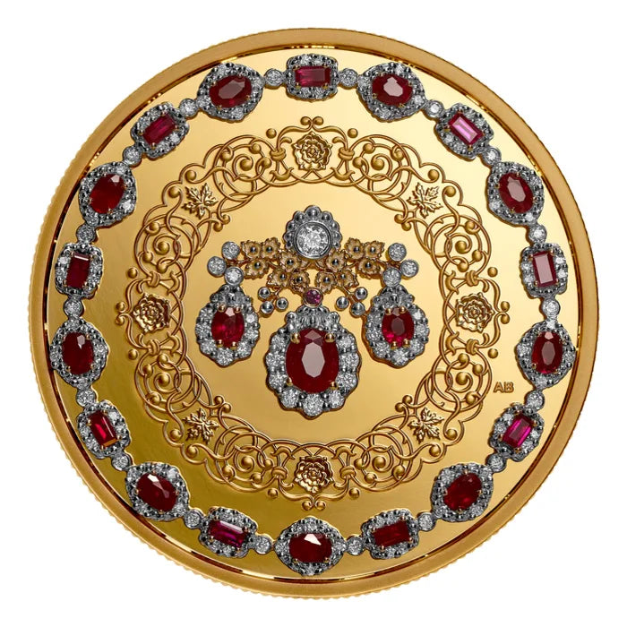2026 60.08g Canada Crown Jewels: A Tribute to the 100th Anniversary of the Birth of Queen Elizabeth II .9999 Gold Proof Coin