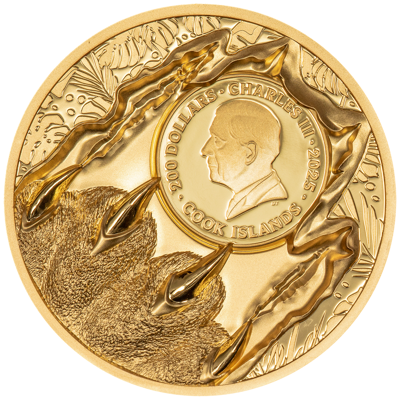 1 oz Gold Coin - Nature Kings - Tiger - Ultra High Relief - 2025