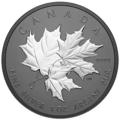 1 oz Silver Coin - Triple Maple - Rhodium Plating - 2026