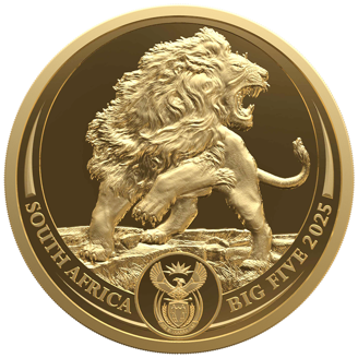 1 oz Gold Coin - Big Five III - Lion - 2025
