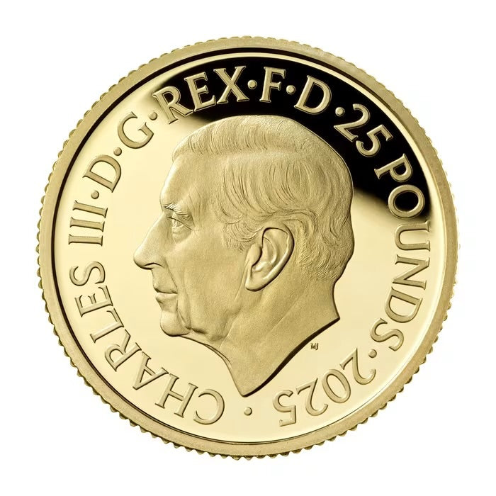 2025 Great Britain Britannia .9999 Gold Proof 6 Coin Set ( 1/40, 1/20, 1/10, 1/4, 1/2, 1 oz)