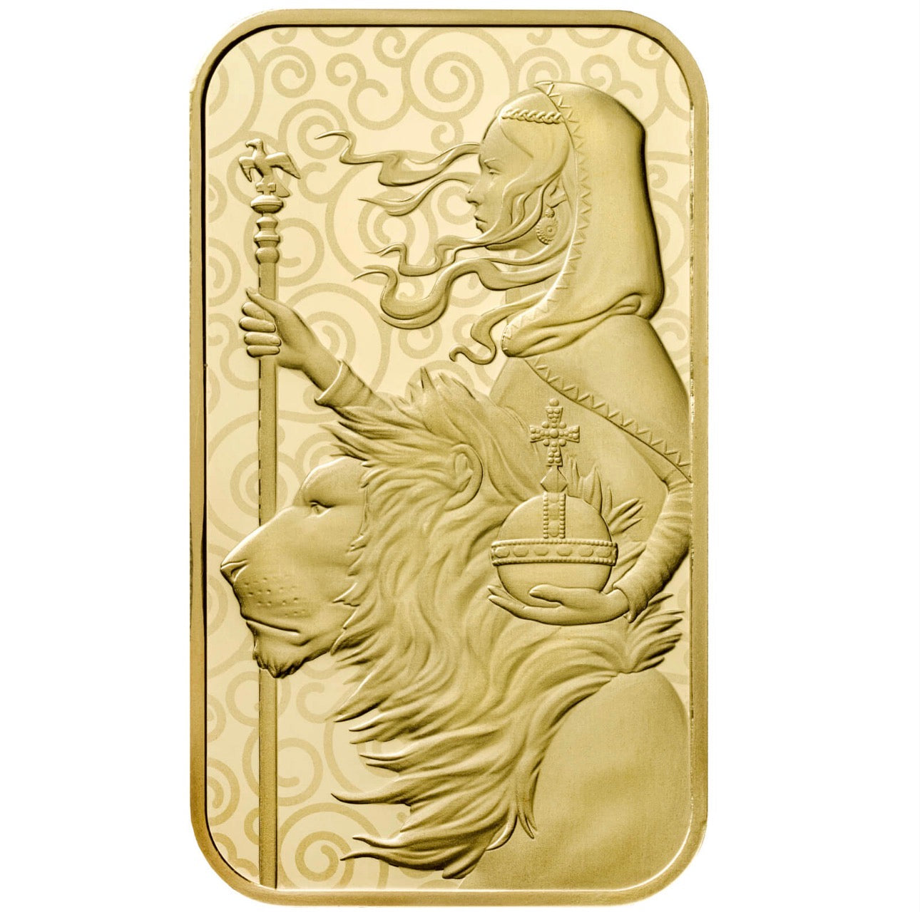 Una & the Lion 1 oz Gold Bar, The Royal Mint, Great Britain