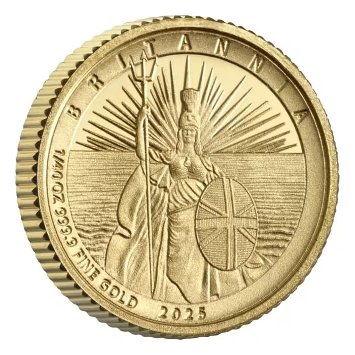 2025 Great Britain Britannia .9999 Gold Proof 6 Coin Set ( 1/40, 1/20, 1/10, 1/4, 1/2, 1 oz)