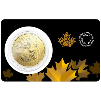 1 oz Gold Coin - Call of the Wild - Elk - Bullion - 2017